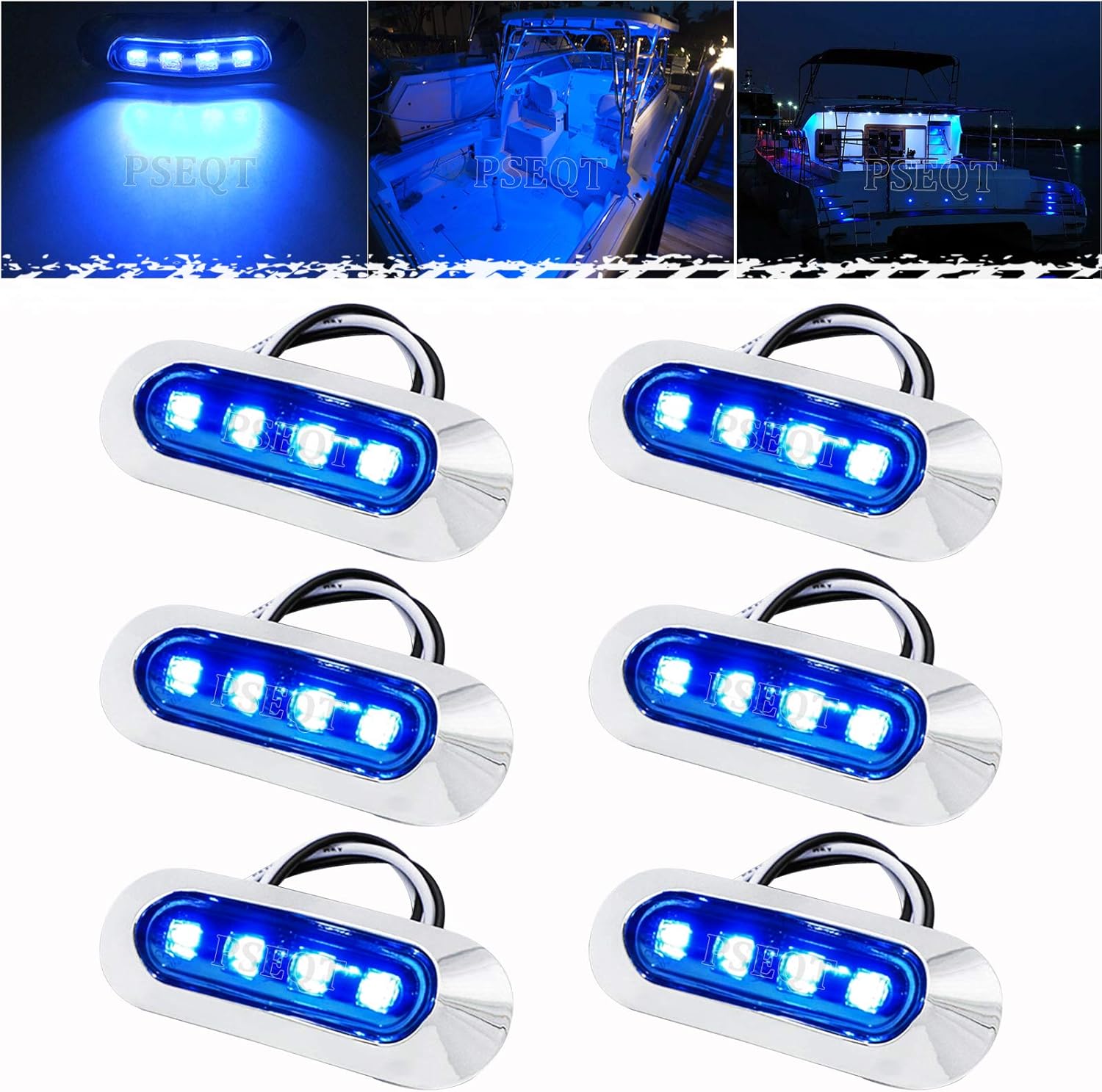Fishing Boat Navigation Light - أضواء LED بحرية مقاومة للماء 3.8،