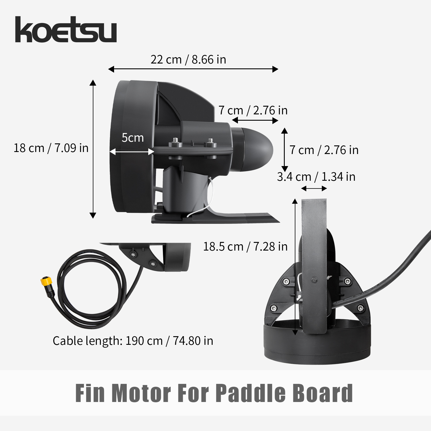 محرك دفع تحت الماء للوح التجدي - مراجعة Fishing Boat Outboard Motor وسعره